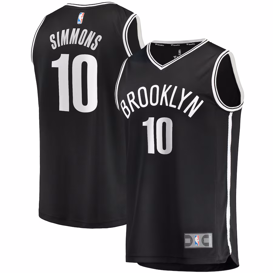 Youth Brooklyn Nets Ben Simmons Fanatics Black Fast Break Replica Player Jersey - Icon Edition - Puhuasuan