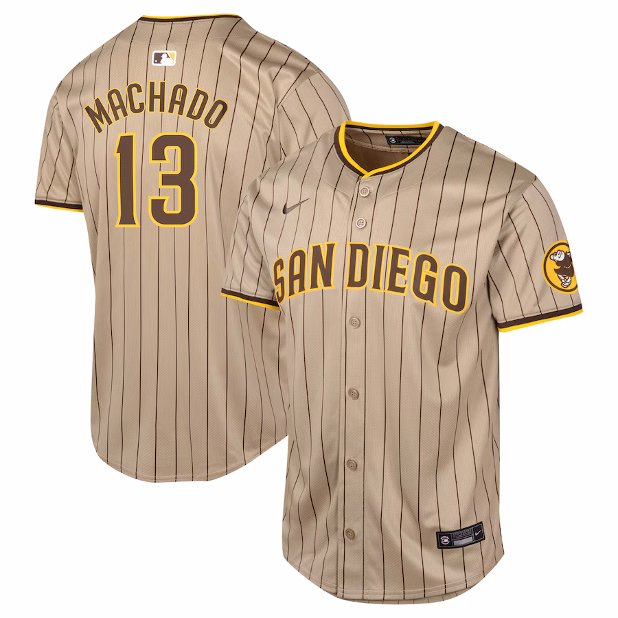 Youth San Diego Padres Manny Machado Nike Sand Alternate Limited Player Jersey - Puhuasuan