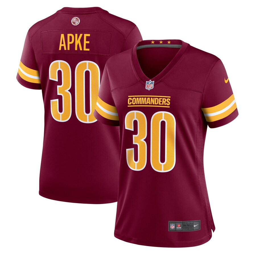 Women's Washington Commanders Troy Apke Nike  Burgundy  Game Jersey - Puhuasuan