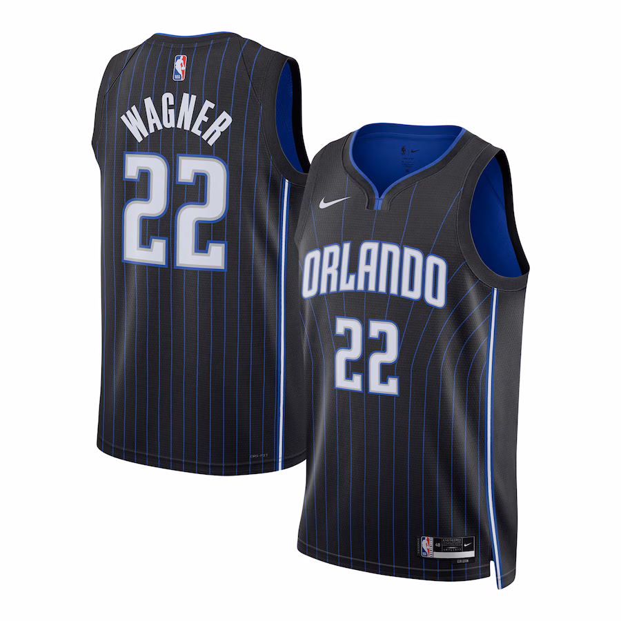 Unisex Orlando Magic Franz Wagner Nike Black Swingman Jersey - Icon Edition - Puhuasuan