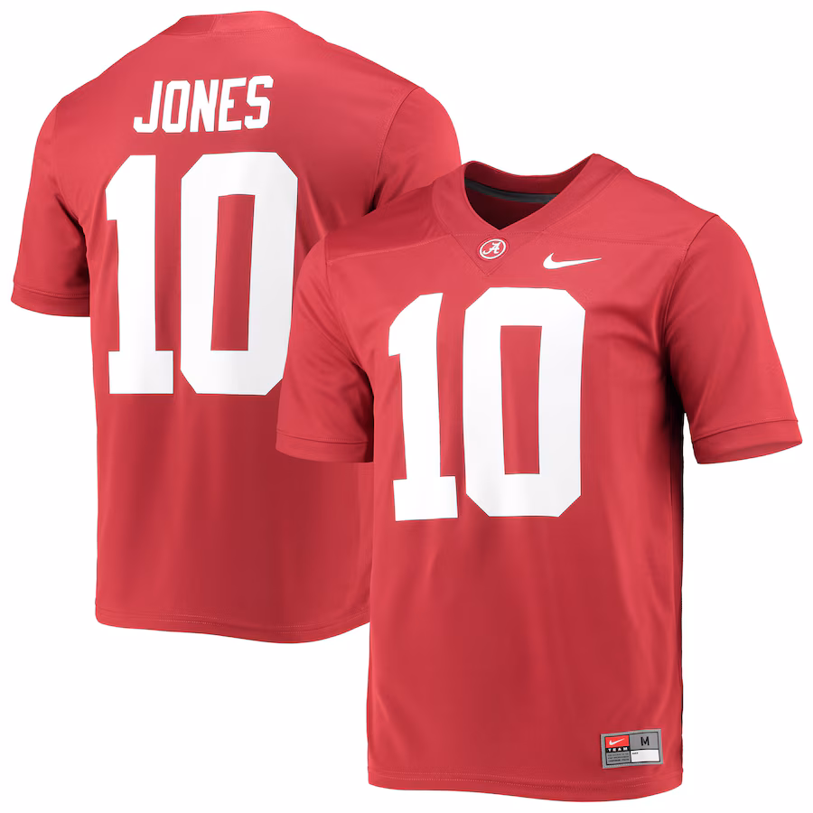 Mac Jones Alabama Crimson Tide Nike 2021 Draft Class Game Jersey - Crimson - Puhuasuan