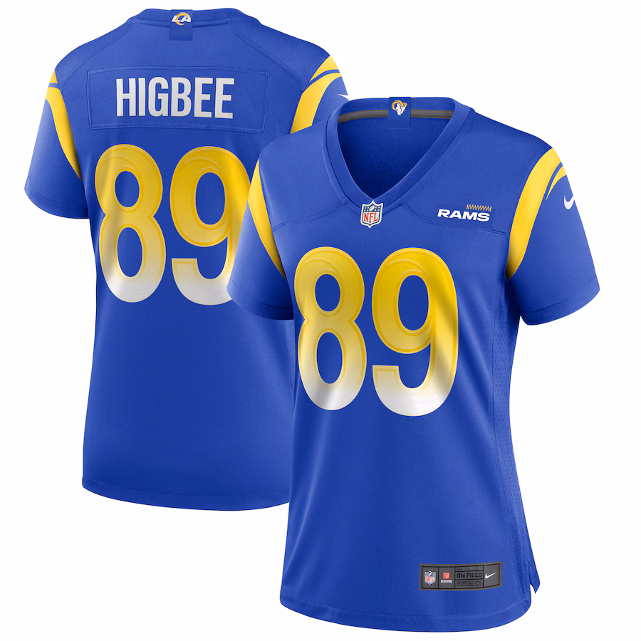 Women's Los Angeles Rams Tyler Higbee Nike Royal Game Player Jersey - Puhuasuan