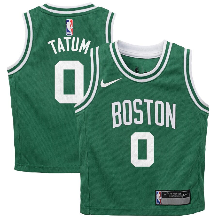 Preschool Boston Celtics Jayson Tatum Nike Green Swingman Player Jersey - Icon Edition - Puhuasuan