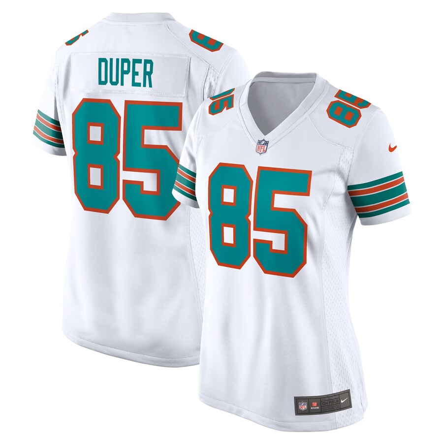 Women's Miami Dolphins Mark Duper Nike White Retired Player Jersey - Puhuasuan