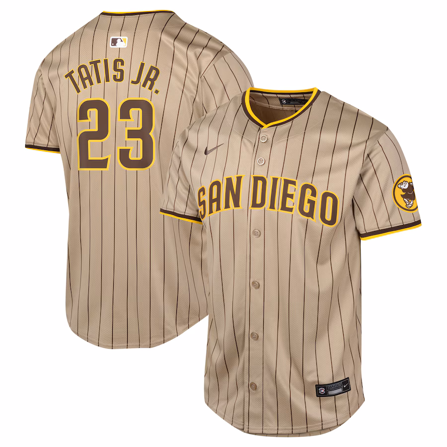Youth San Diego Padres Fernando Tatis Jr. Nike Sand Alternate Limited Player Jersey - Puhuasuan