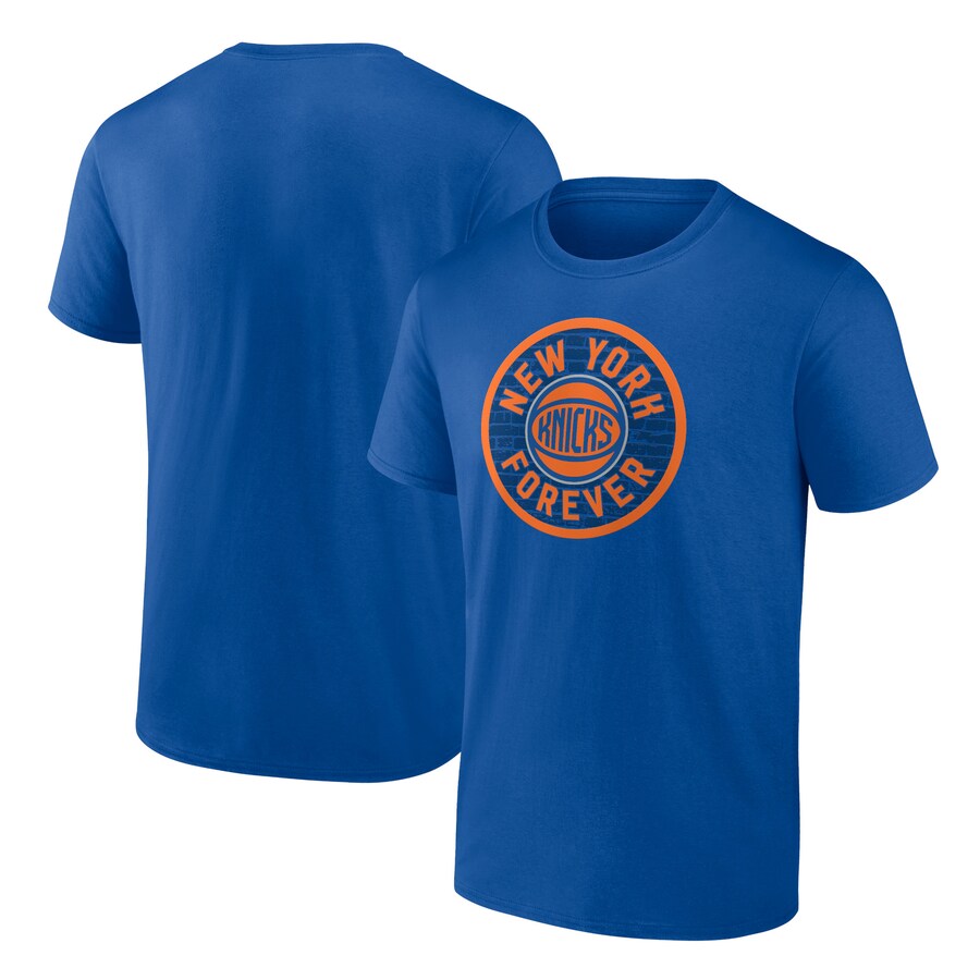 Men's New York Knicks Blue Tip-Off T-Shirt - Puhuasuan