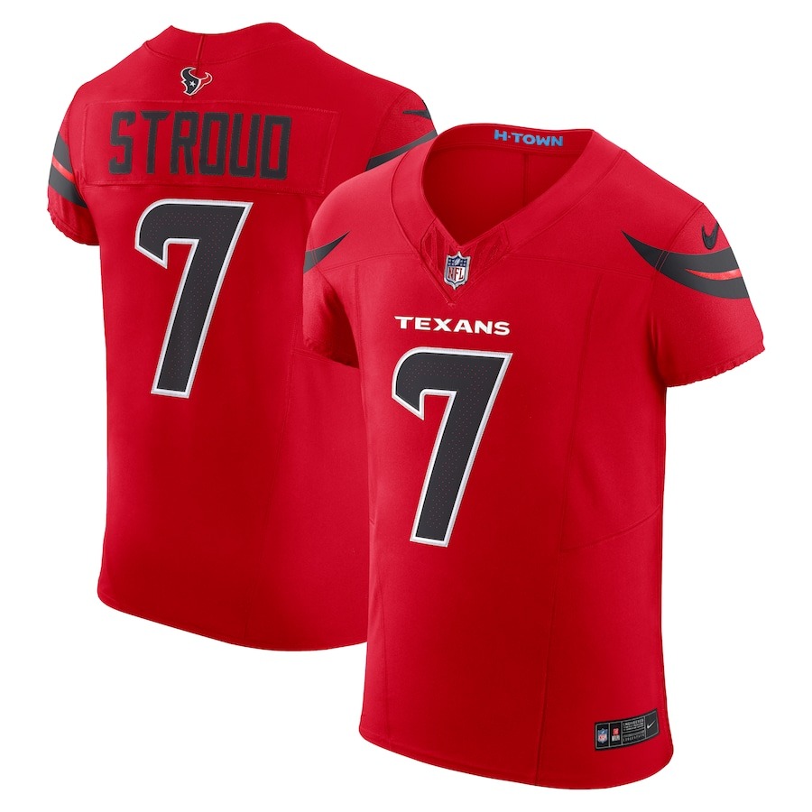 Men's Houston Texans C.J. Stroud Nike Red Alternate Vapor F.U.S.E. Elite Jersey - Puhuasuan