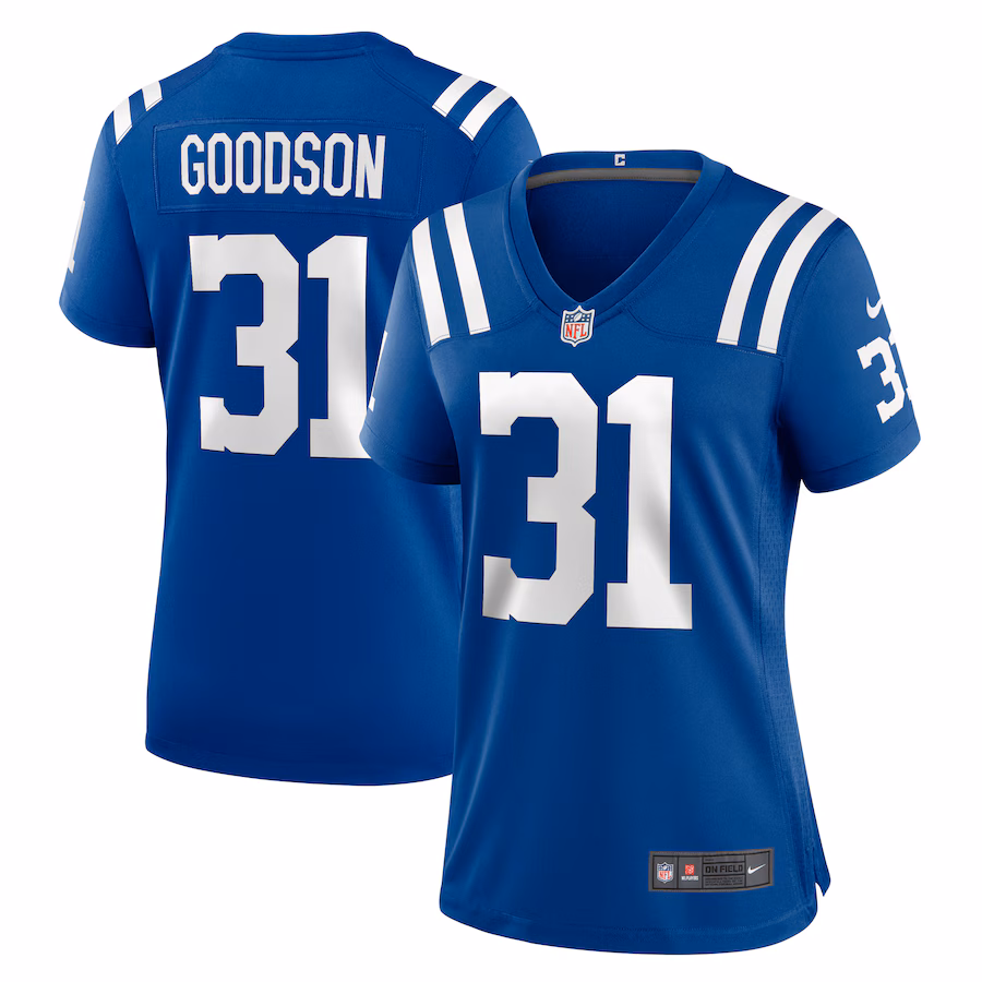 Women's Indianapolis Colts Tyler Goodson Nike Royal Game Jersey - Puhuasuan