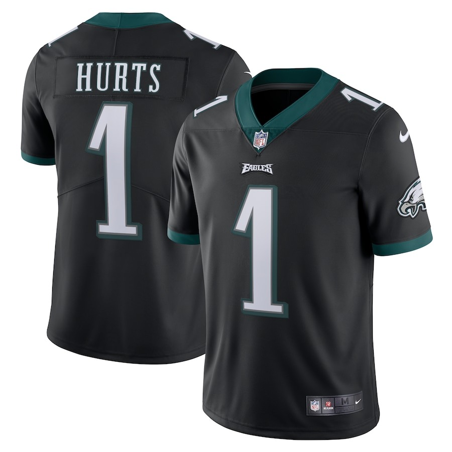 Men's Philadelphia Eagles Jalen Hurts Nike Black Vapor Limited Jersey - Puhuasuan
