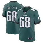 Men's Philadelphia Eagles Jordan Mailata Nike Midnight Green Team Game Jersey - Puhuasuan