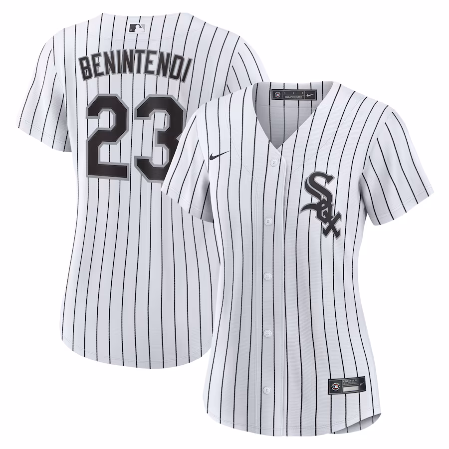 Women's Chicago White Sox Andrew Benintendi Nike White/Black Home Official Player Jersey - Puhuasuan