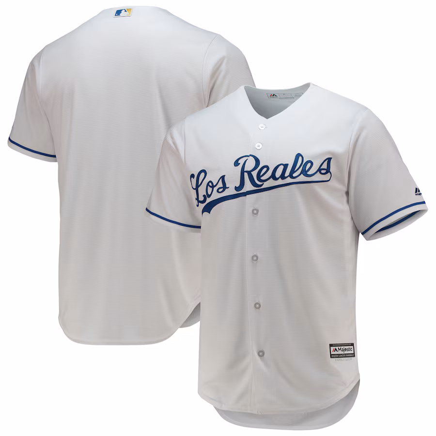 Men's Kansas City Royals Majestic White Team Official Jersey - Puhuasuan