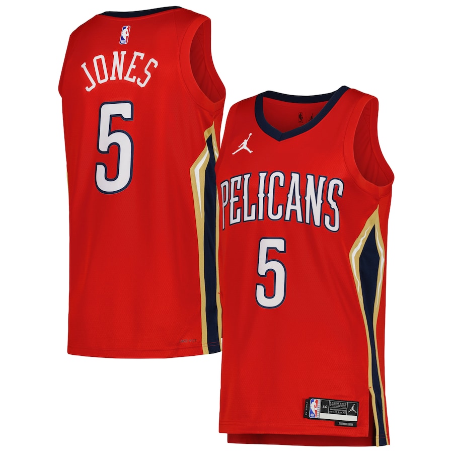 Unisex New Orleans Pelicans Herbert Jones Jordan Brand Red Swingman Jersey - Statement Edition - Puhuasuan