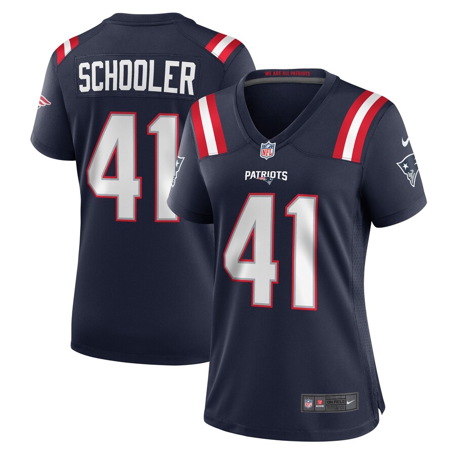 Women's New England Patriots Brenden Schooler Nike Navy Game Player Jersey - Puhuasuan