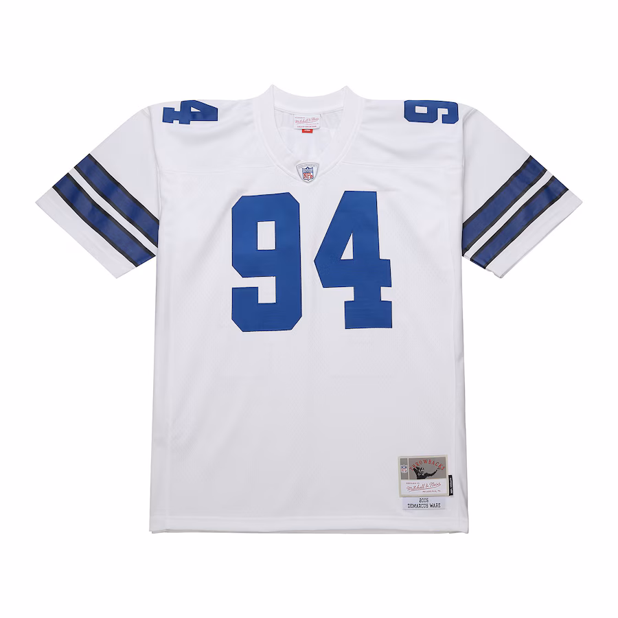 Men's Dallas Cowboys DeMarcus Ware Mitchell & Ness White 2005 Legacy Replica Jersey - Puhuasuan