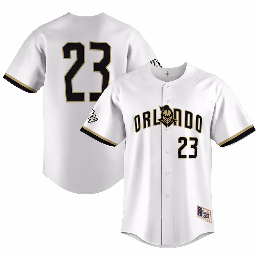 Unisex GameDay Greats #23 White UCF Knights Lightweight Baseball Replica Jersey - Puhuasuan