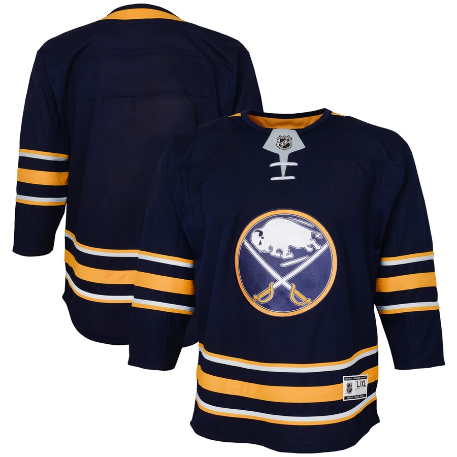 Youth Buffalo Sabres Navy Home Premier Jersey - Puhuasuan