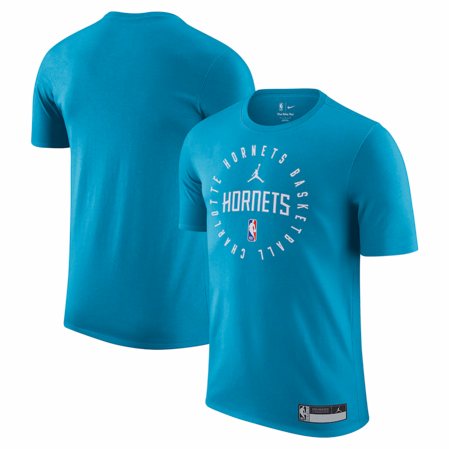 Men's Charlotte Hornets Jordan Brand Teal 2024/25 Legend On-Court Practice Performance T-Shirt - Puhuasuan