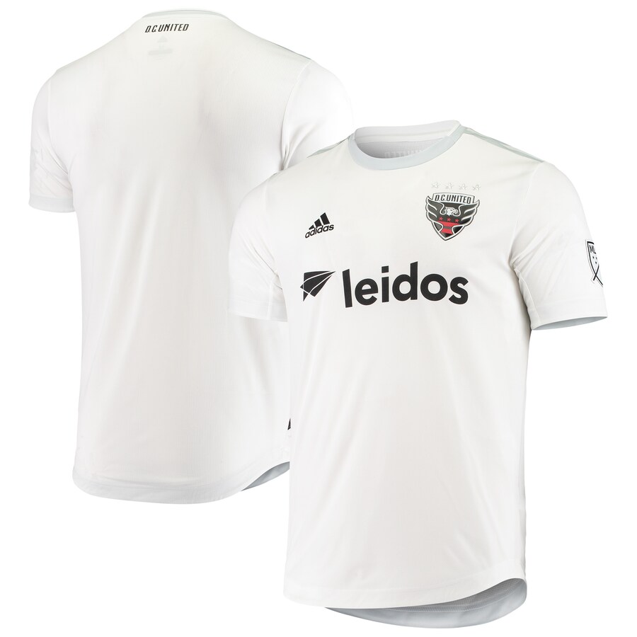 Men's D.C. United adidas White 2020 Authentic Away Jersey - Puhuasuan