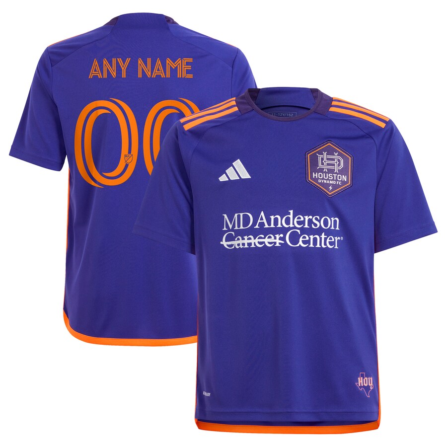 Youth Houston Dynamo FC  adidas Purple 2024 Still Holdin' Replica Custom Jersey - Puhuasuan