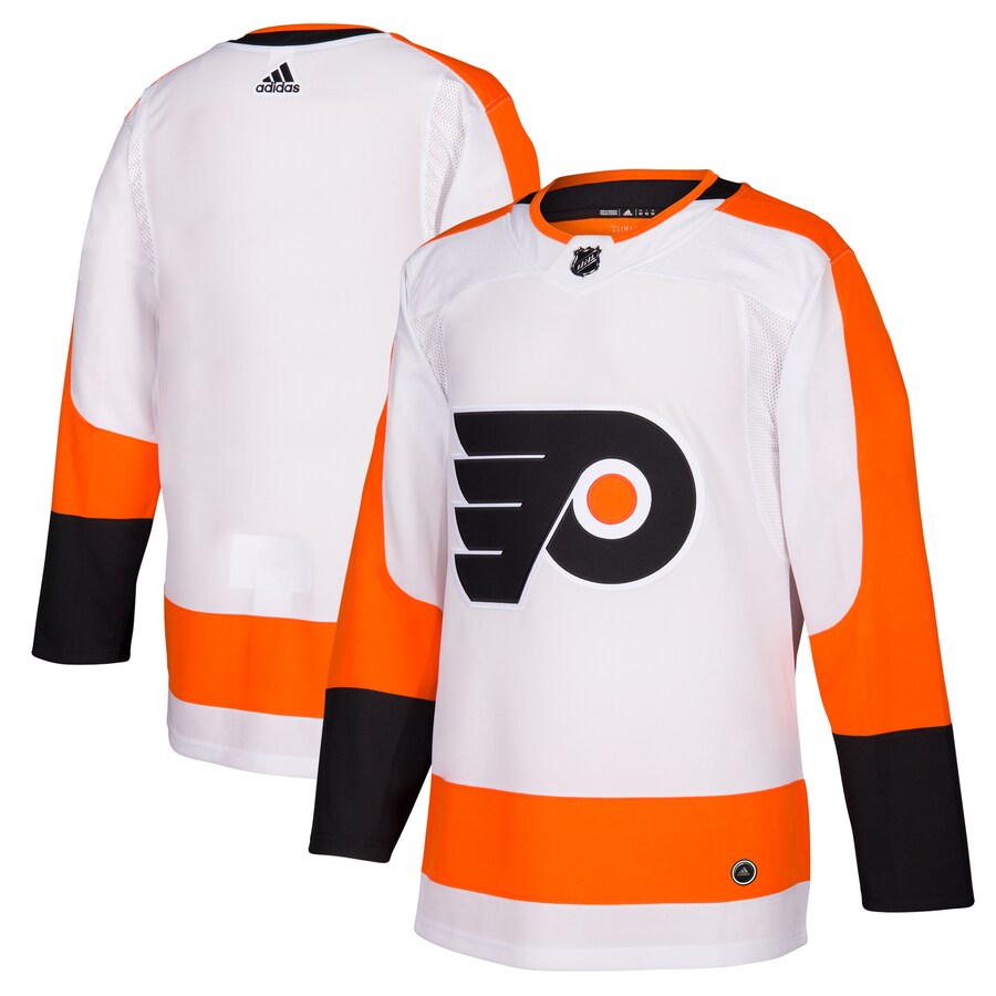 Men's Philadelphia Flyers adidas White Away Authentic Blank Jersey - Puhuasuan