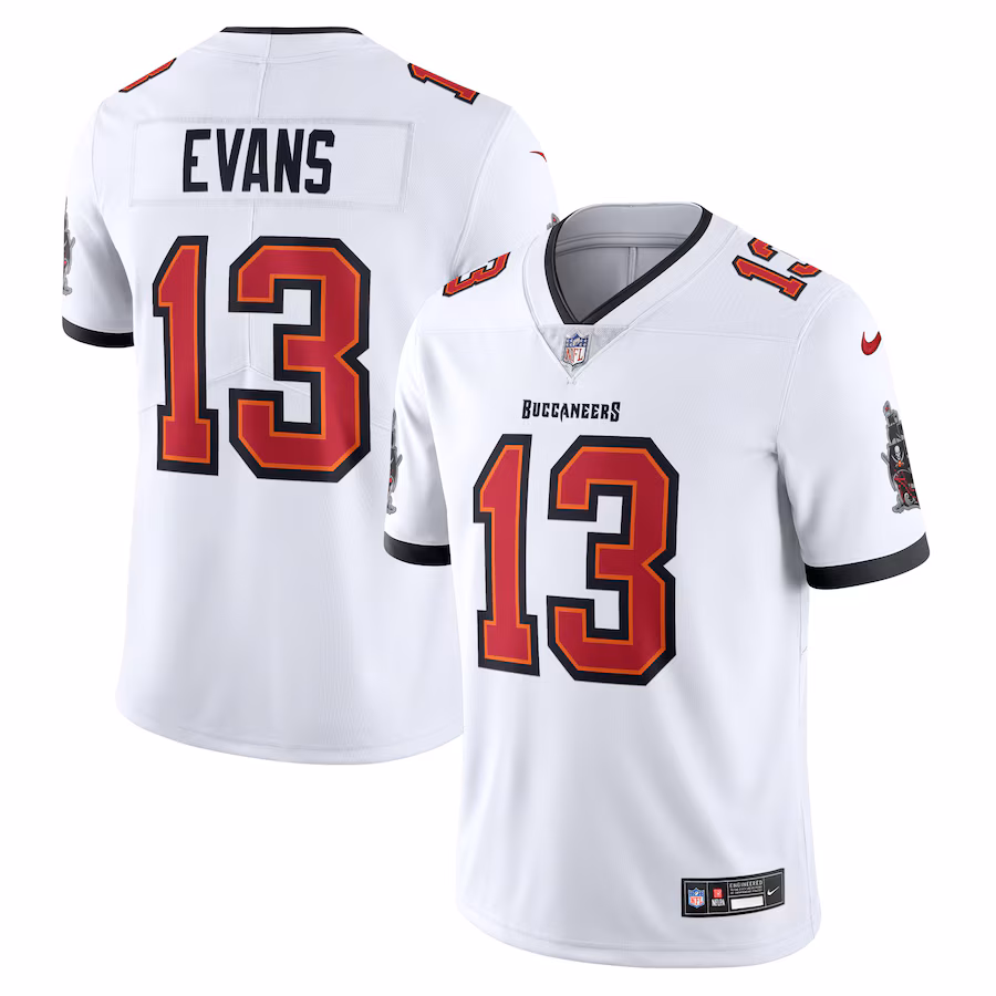 Men's Tampa Bay Buccaneers Mike Evans Nike White Vapor Untouchable Limited Jersey - Puhuasuan