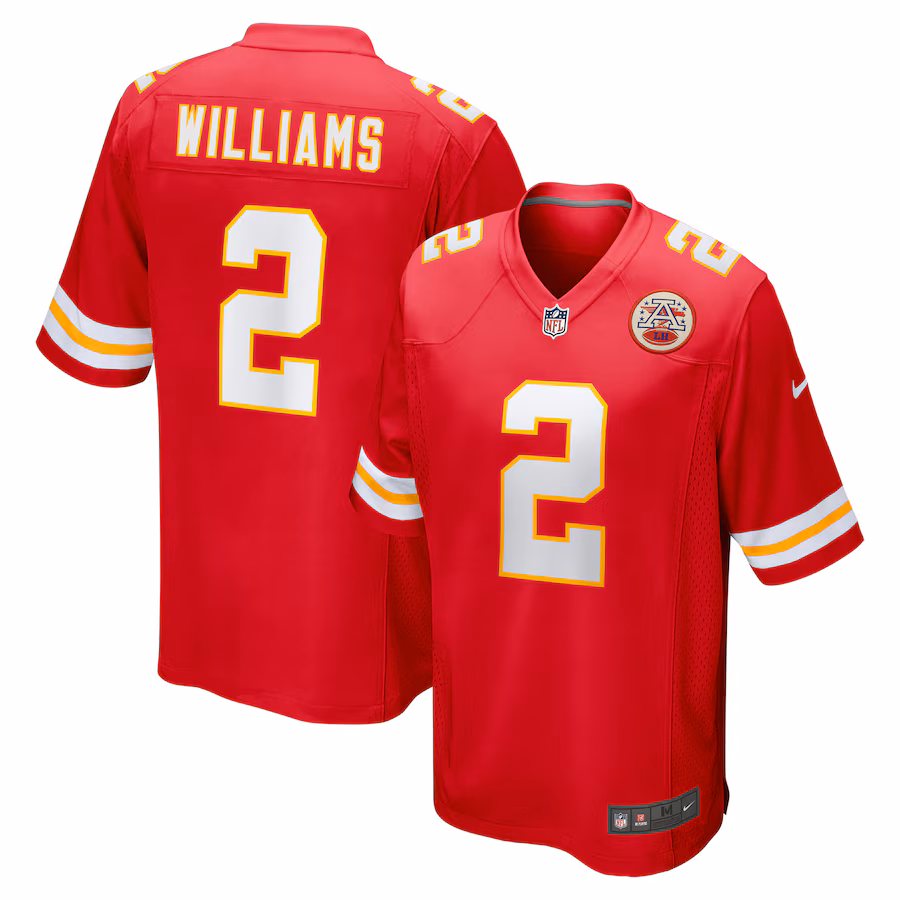 Men's Kansas City Chiefs Joshua Williams Nike Red Game Jersey - Puhuasuan