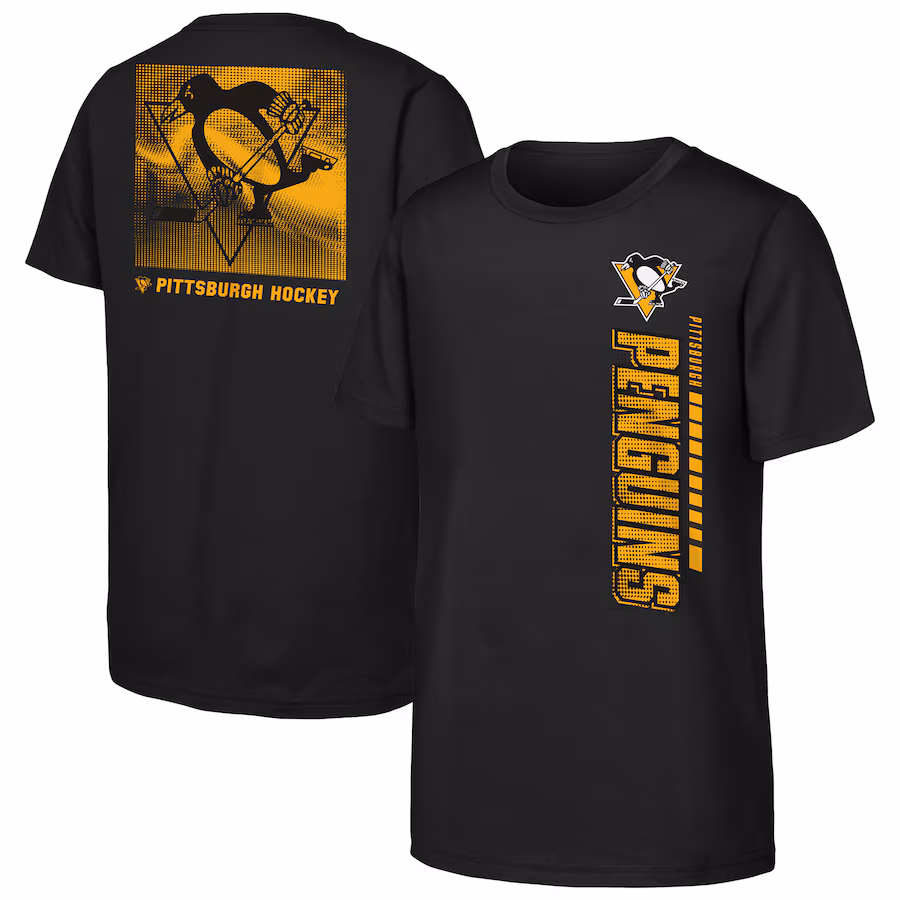 Youth Pittsburgh Penguins Black Atmosphere T-Shirt - Puhuasuan