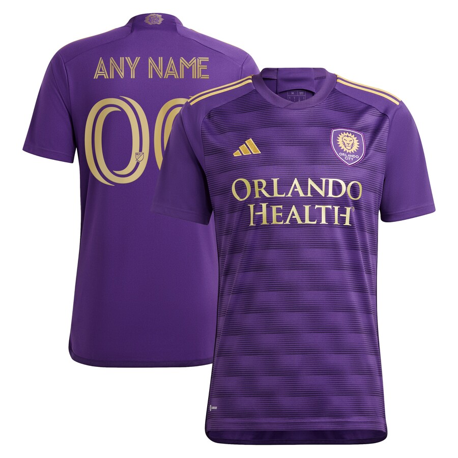 Men's Orlando City SC adidas Purple 2023 The Wall Kit Replica Custom Jersey - Puhuasuan