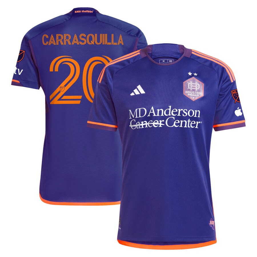 Men's Houston Dynamo FC Adalberto Carrasquilla adidas Purple 2024 Still Holdin' Authentic Player Jersey - Puhuasuan