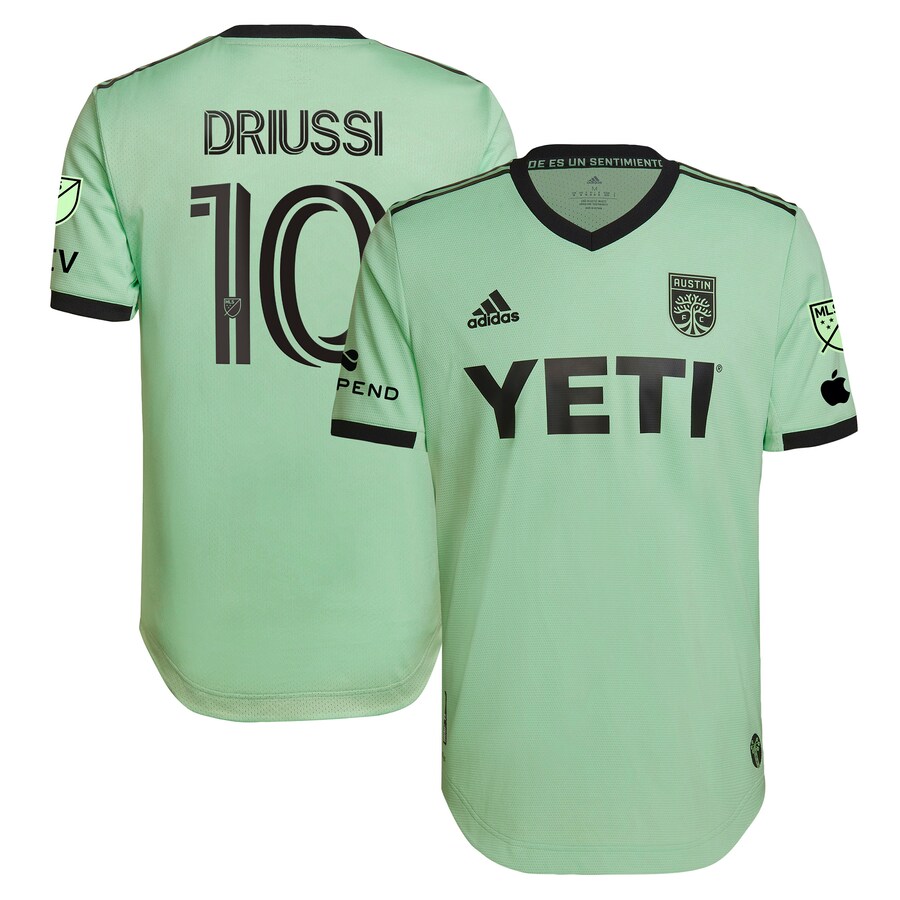 Men's Austin FC Sebastián Driussi adidas Mint 2023 The Sentimiento Kit Authentic Player Jersey - Puhuasuan