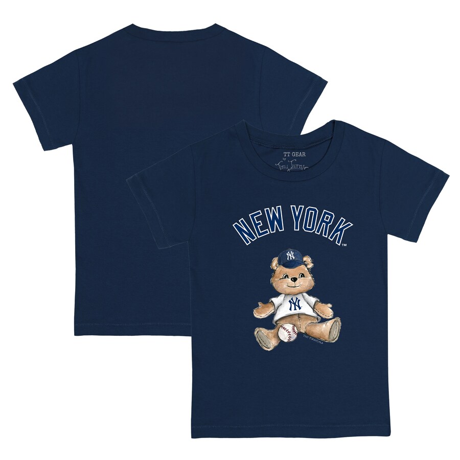 Youth New York Yankees Tiny Turnip Navy Teddy Boy T-Shirt - Puhuasuan