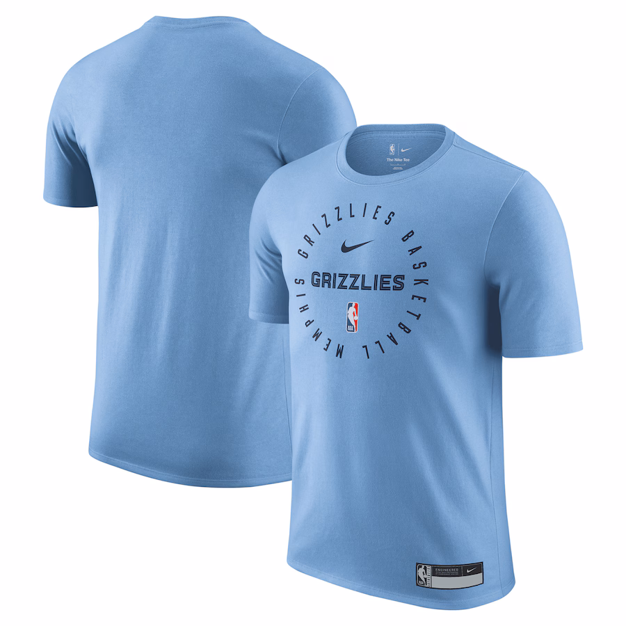 Men's Memphis Grizzlies Nike Light Blue 2024/25 Legend On-Court Practice Performance T-Shirt - Puhuasuan