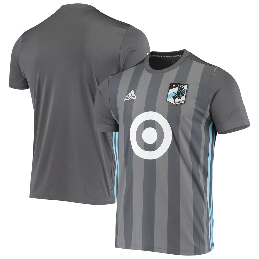 Men's Minnesota United FC adidas Gray 2018/19 Primary Replica Team Jersey - Puhuasuan