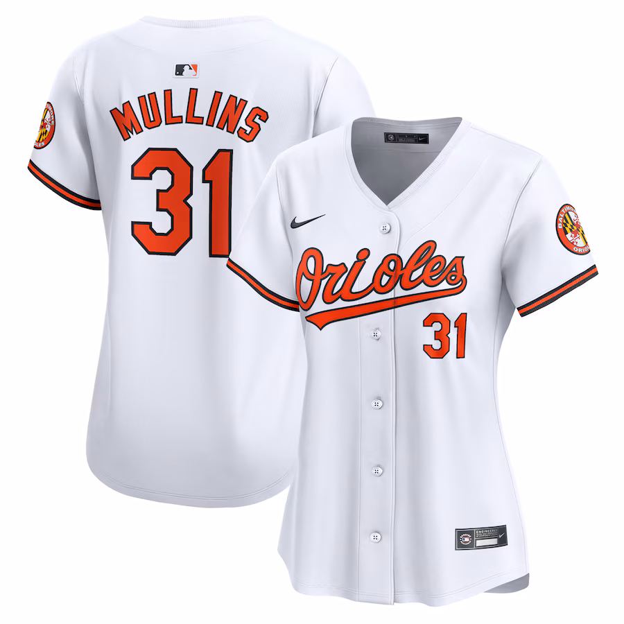 Women's Baltimore Orioles Cedric Mullins Nike White Home Limited Player Jersey - Puhuasuan