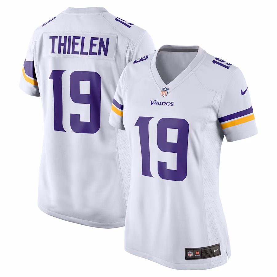Women's Minnesota Vikings Adam Thielen Nike White Game Jersey - Puhuasuan