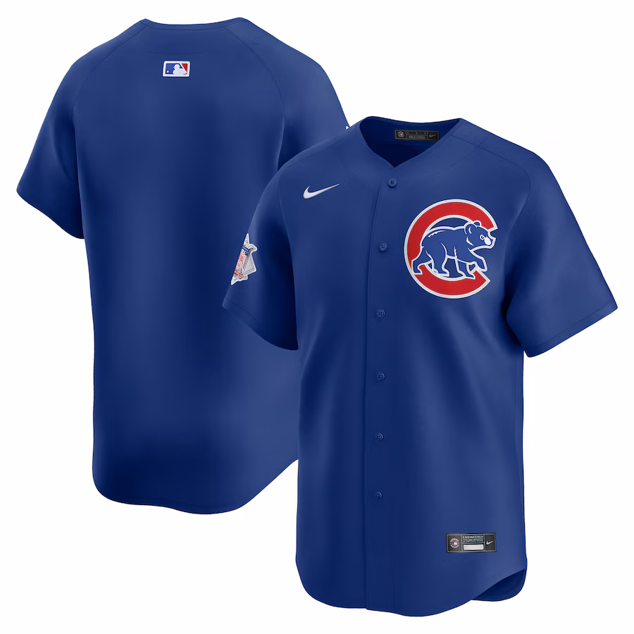 Men's Chicago Cubs  Nike Royal  Alternate Limited Jersey - Puhuasuan