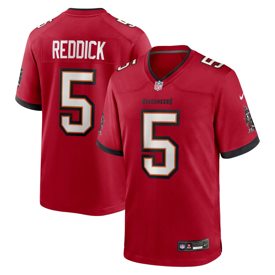 Men's Tampa Bay Buccaneers Haason Reddick Nike Red Team Game Jersey - Puhuasuan