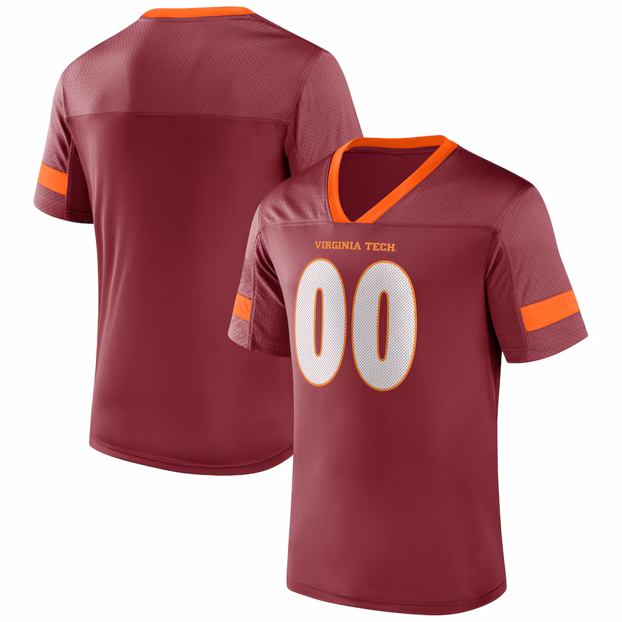 #00 Virginia Tech Hokies Fanatics Kickoff Winner Replica Jersey - Maroon - Puhuasuan