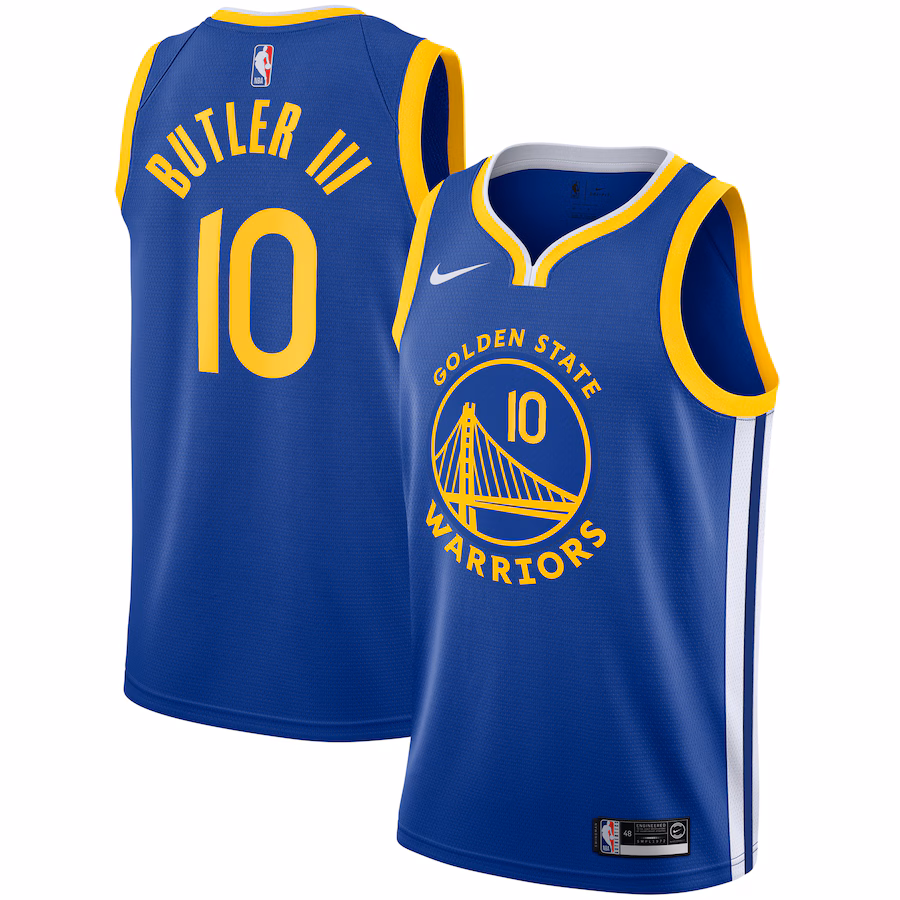 Youth Golden State Warriors Jimmy Butler III Nike Royal Swingman Jersey - Icon Edition - Puhuasuan