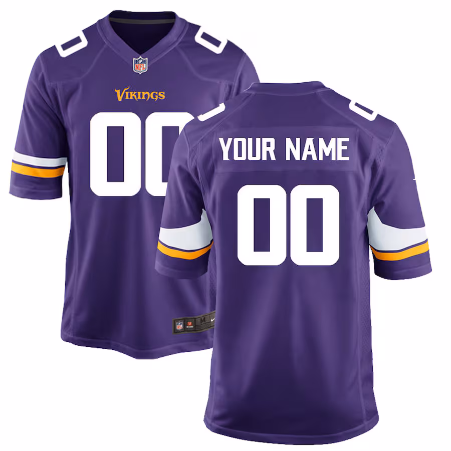 Nike Minnesota Vikings Youth Custom Game Jersey - Puhuasuan