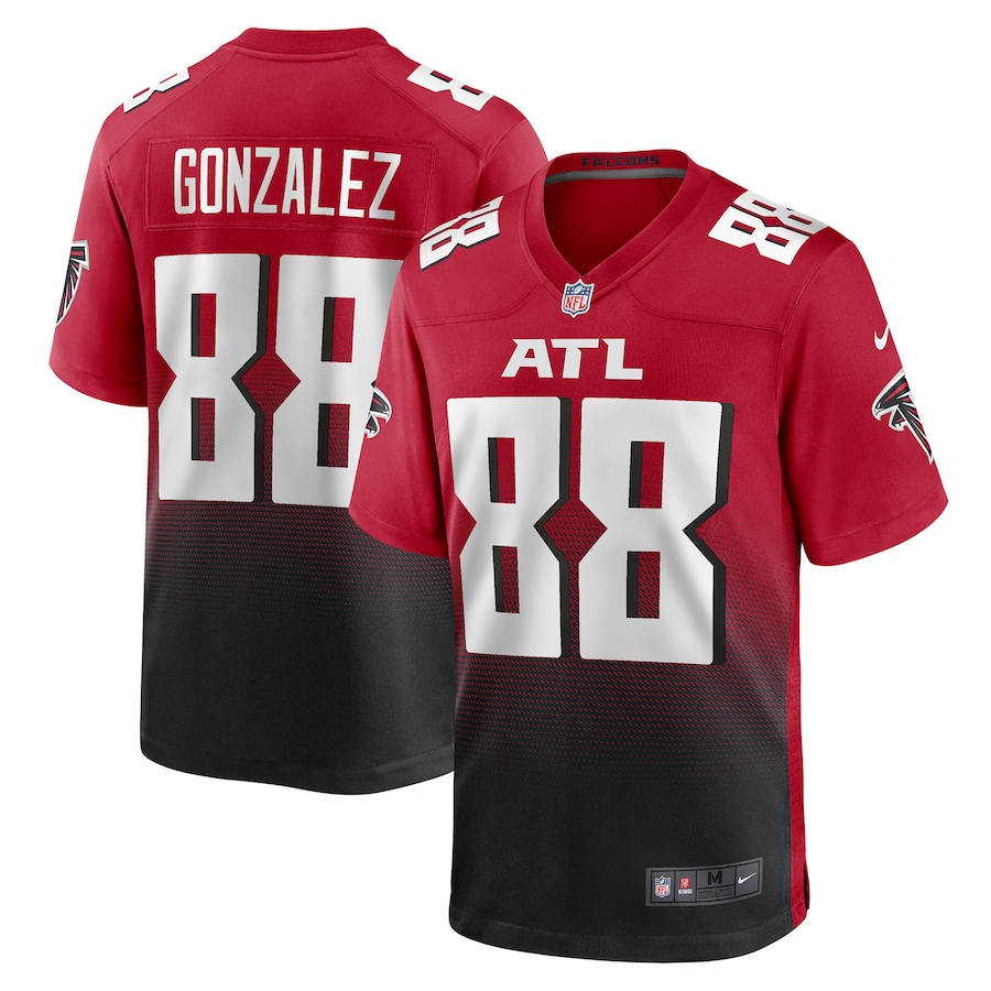 Men's Atlanta Falcons Tony Gonzalez Nike Red Retired Player Alternate Game Jersey - Puhuasuan