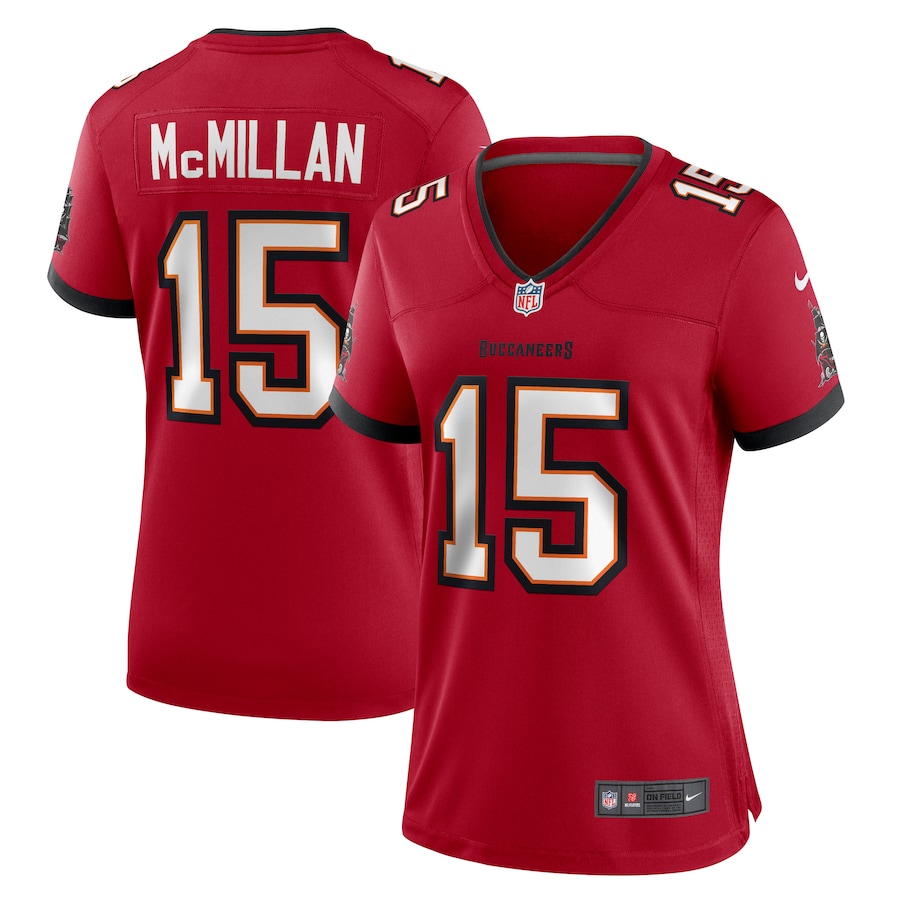 Women's Tampa Bay Buccaneers Jalen McMillan Nike Red Game Jersey - Puhuasuan