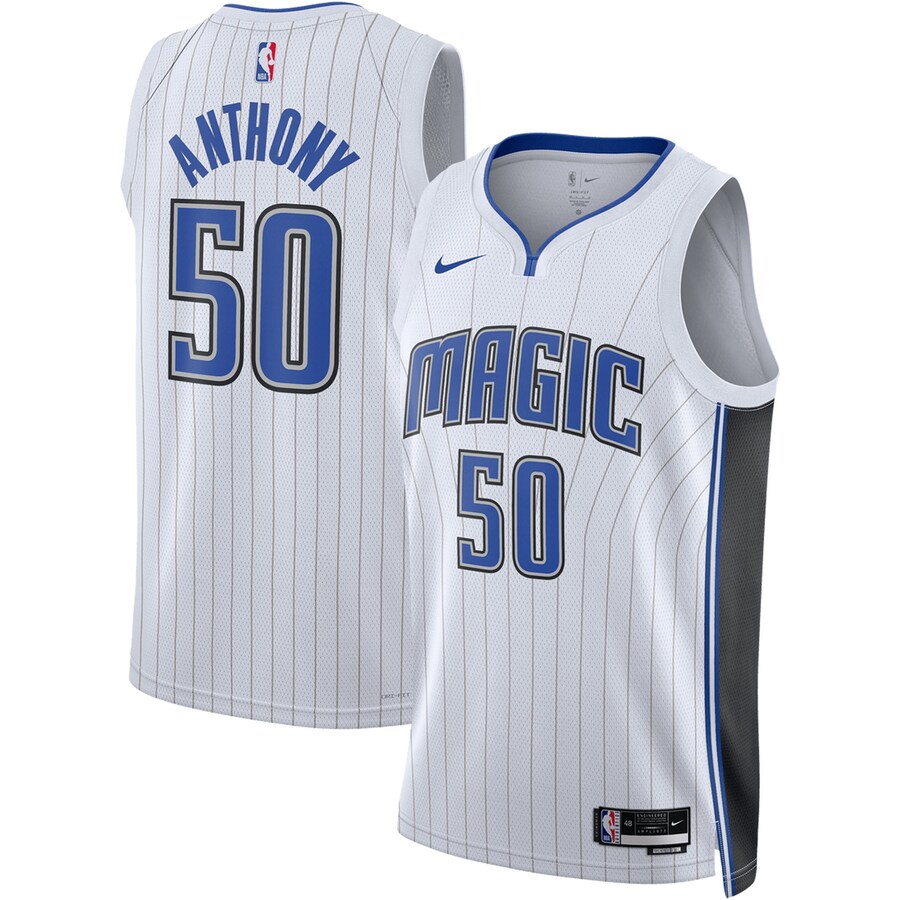 Unisex Orlando Magic Cole Anthony Nike White Swingman Jersey - Association Edition - Puhuasuan
