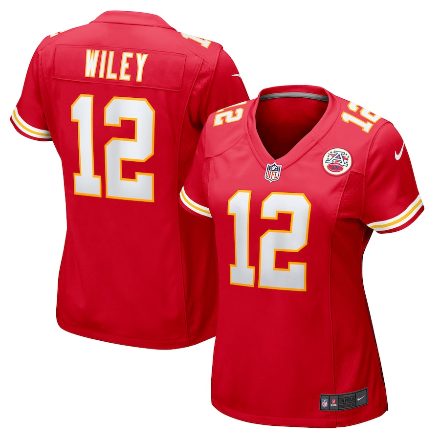 Women's Kansas City Chiefs Jared Wiley Nike Red Game Jersey - Puhuasuan