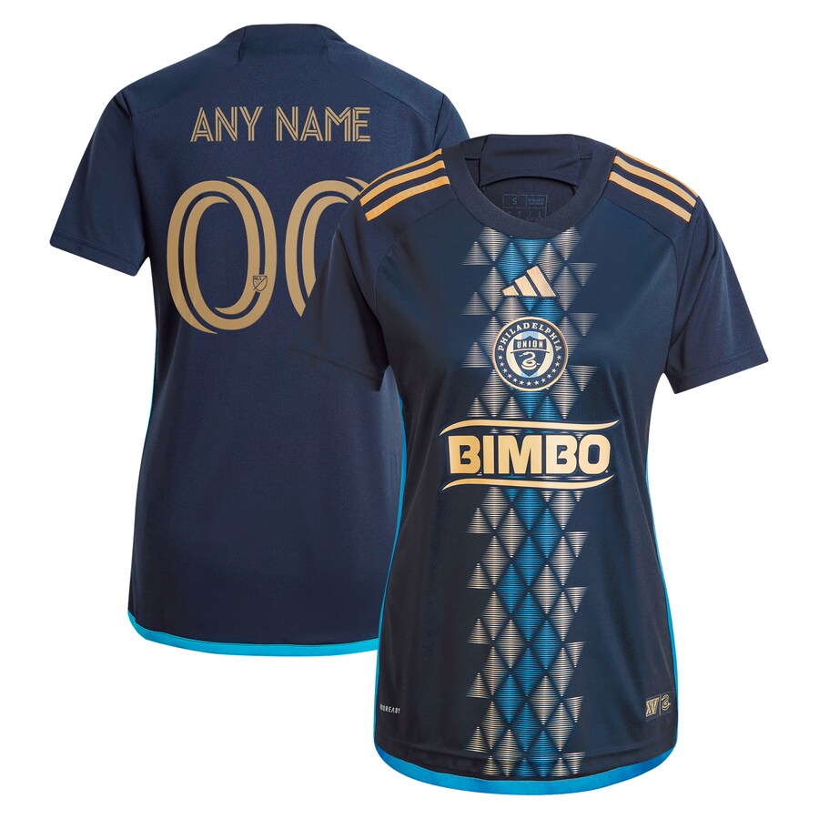 Women's Philadelphia Union  adidas Navy 2024 The XV Kit Replica Custom Jersey - Puhuasuan