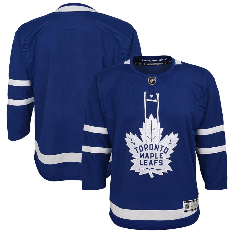 Youth Toronto Maple Leafs Blue Home Premier Jersey - Puhuasuan