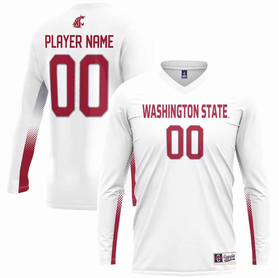Washington State Cougars GameDay Greats Youth Lightweight NIL Women's Volleyball Jersey - White - Puhuasuan