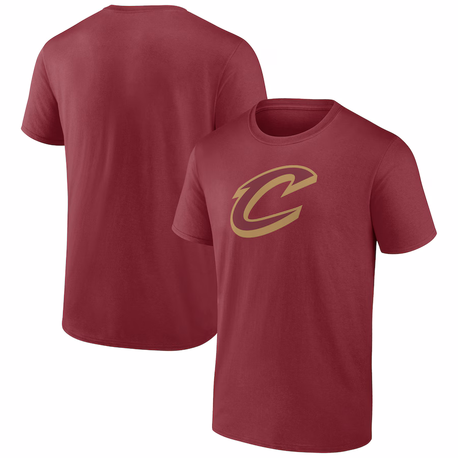 Men's Cleveland Cavaliers Garnet Logo T-Shirt - Puhuasuan