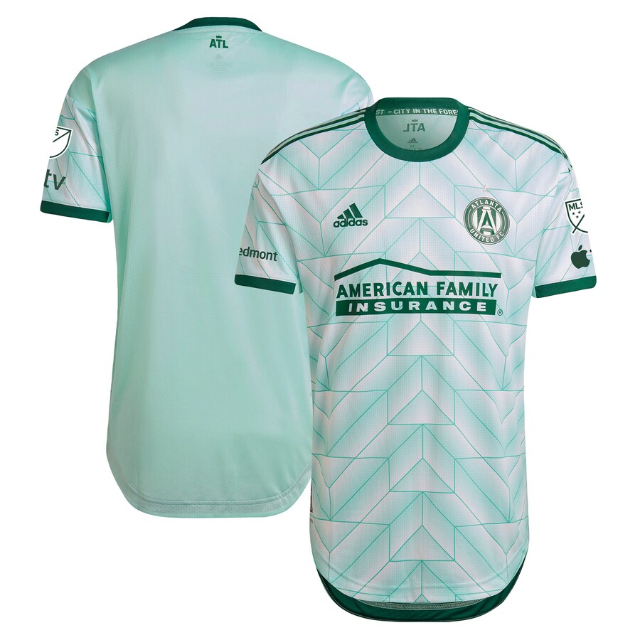 Men's Atlanta United FC  adidas Mint 2023 The Forest Kit Authentic Jersey - Puhuasuan